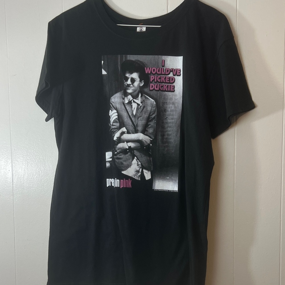 New w/ Tags Pretty in Pink Black Graphic T-Shirt Size 2XL